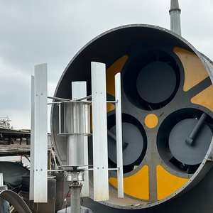 Generador de turbina e&oacute;lica tipo H de 500 W, arranque suave con brisa, tama&ntilde;o total peque&ntilde;o, peso ligero, bajo nivel de ruido
